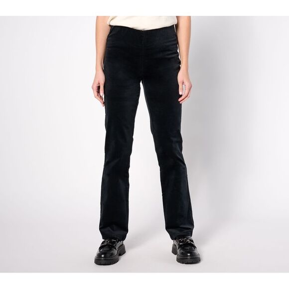Denim & Co. Pants - Denim & Co. Women's Pants Sz 12 Signature Regular Lightly Bootcut Black A627211